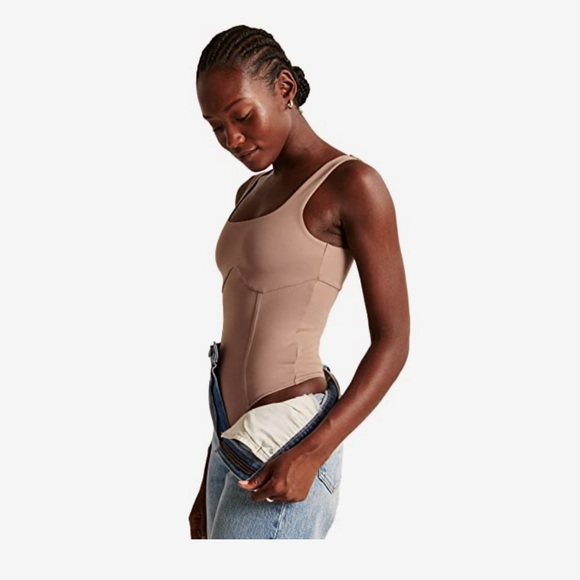 Abercrombie Double-Layered Seamless Fabric Corset Bodysuit - Picture 3 of 4